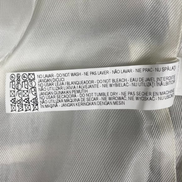 Zara Basic Striped Green, White Zip-up Blazer Size XS - Picture 10 of 12